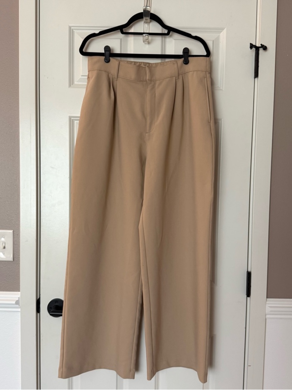 Abercrombie & Fitch Tan Wide Leg Pants